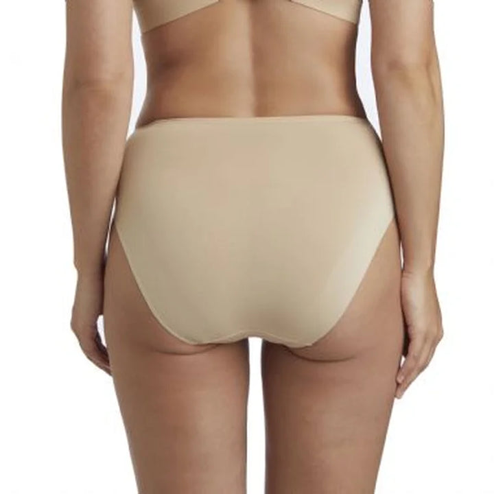 Naomi & Nicole Shapewear - No Show No Lines Micro Hi Cut Brief Warm Beige
