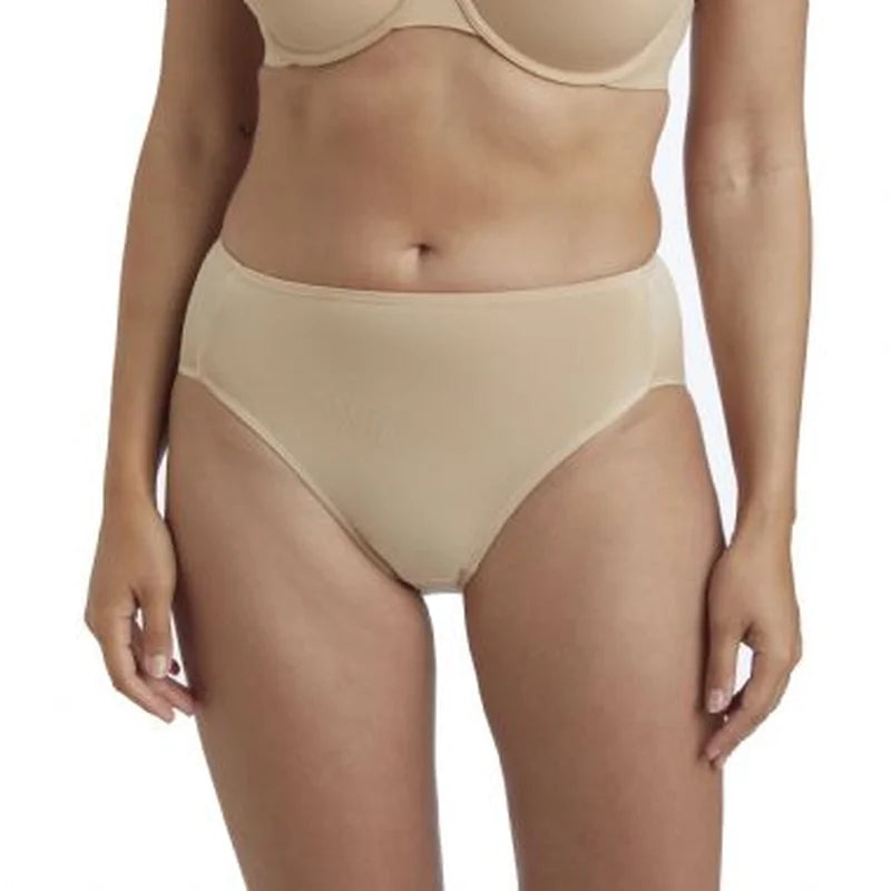 Naomi & Nicole Shapewear - No Show No Lines Micro Hi Cut Brief Warm Beige