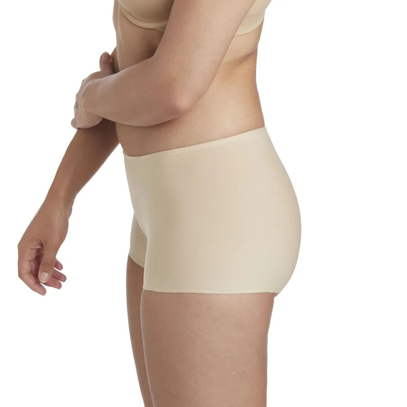 Naomi & Nicole Shapewear - No Show No Lines Micro Boyshort Warm Beige