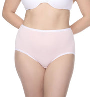 Naomi & Nicole Shapewear - Cotton With Lace Brief Veiled Rose