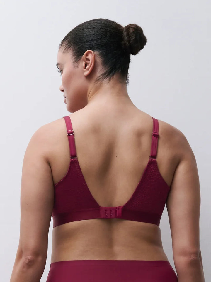 Chantelle - C Magnifique Wirefree Support Bra Red Raspberry / Sedona