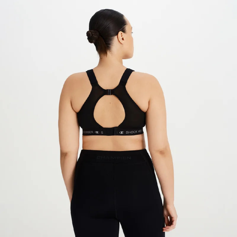 Shock Absorber - Ultimate Run Bra Padded Black/Silver
