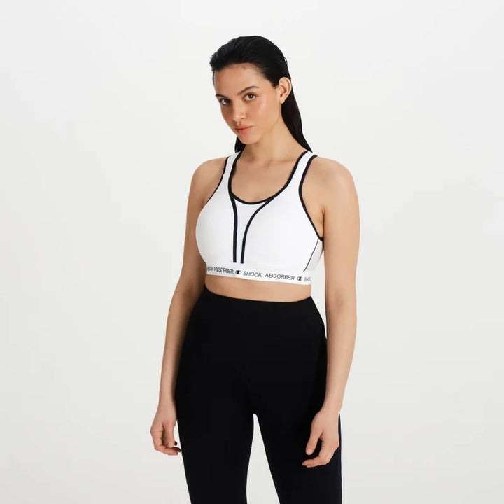 Shock Absorber - Ultimate Run Bra Padded White