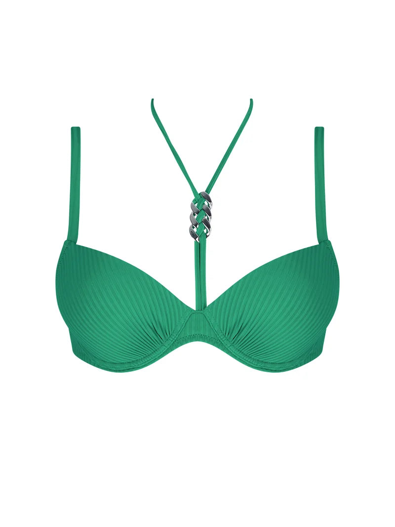 Antigel Swimwear by Lise Charmel - La Stricto Chic Paddded Bikini Stricto Vert