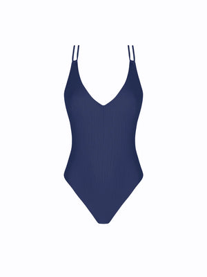 Antigel Swimwear by Lise Charmel - La Stricto Chic Seductive Wireless Swimsuit Stricto Marine