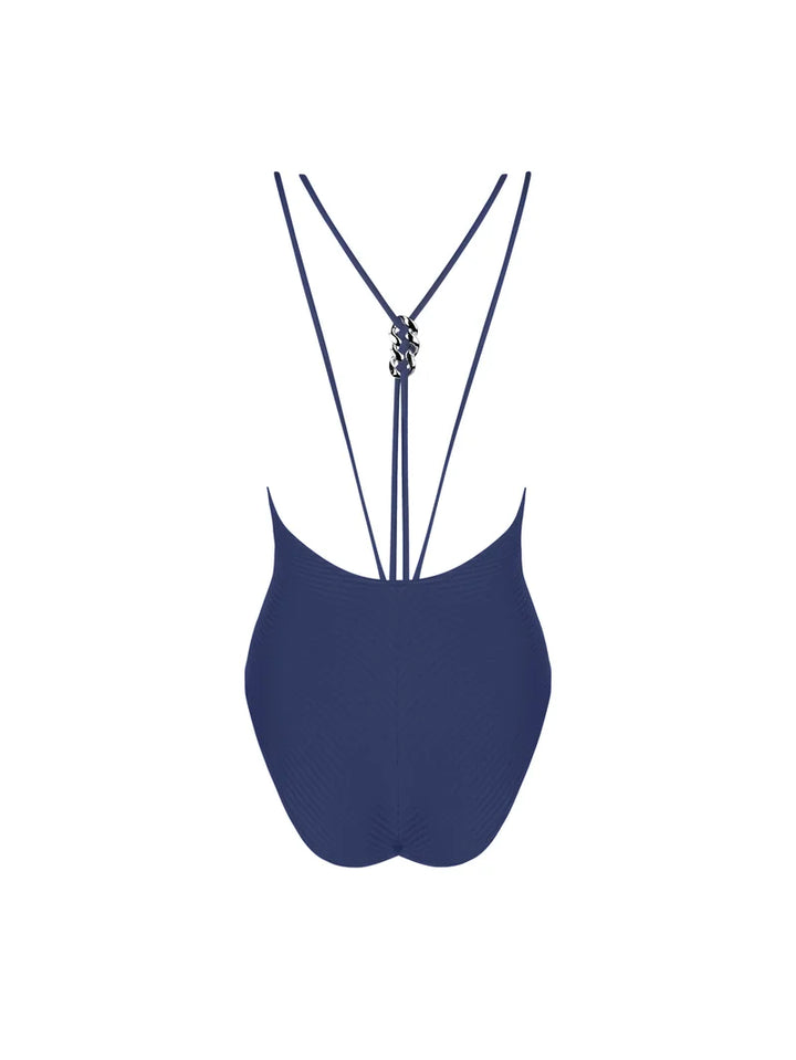 Antigel Swimwear by Lise Charmel - La Stricto Chic Seductive Wireless Swimsuit Stricto Marine