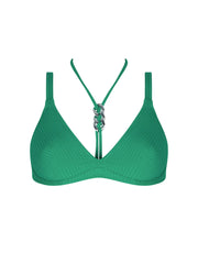 Antigel Swimwear by Lise Charmel - La Stricto Chic Halter Underwired Bikini Top Stricto Vert