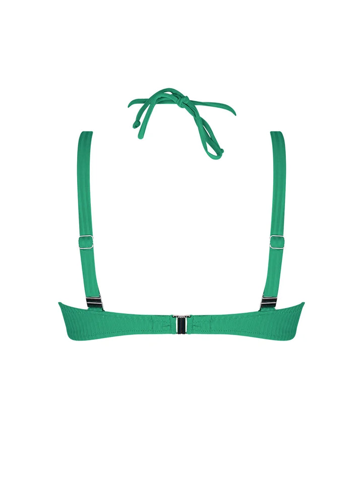 Antigel Swimwear by Lise Charmel - La Stricto Chic Halter Underwired Bikini Top Stricto Vert