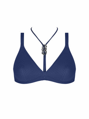Antigel Swimwear by Lise Charmel - La Stricto Chic Halter Underwired Bikini Top Stricto Marine