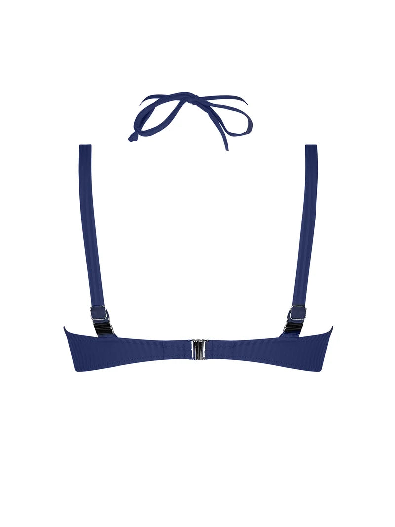 Antigel Swimwear by Lise Charmel - La Stricto Chic Halter Underwired Bikini Top Stricto Marine