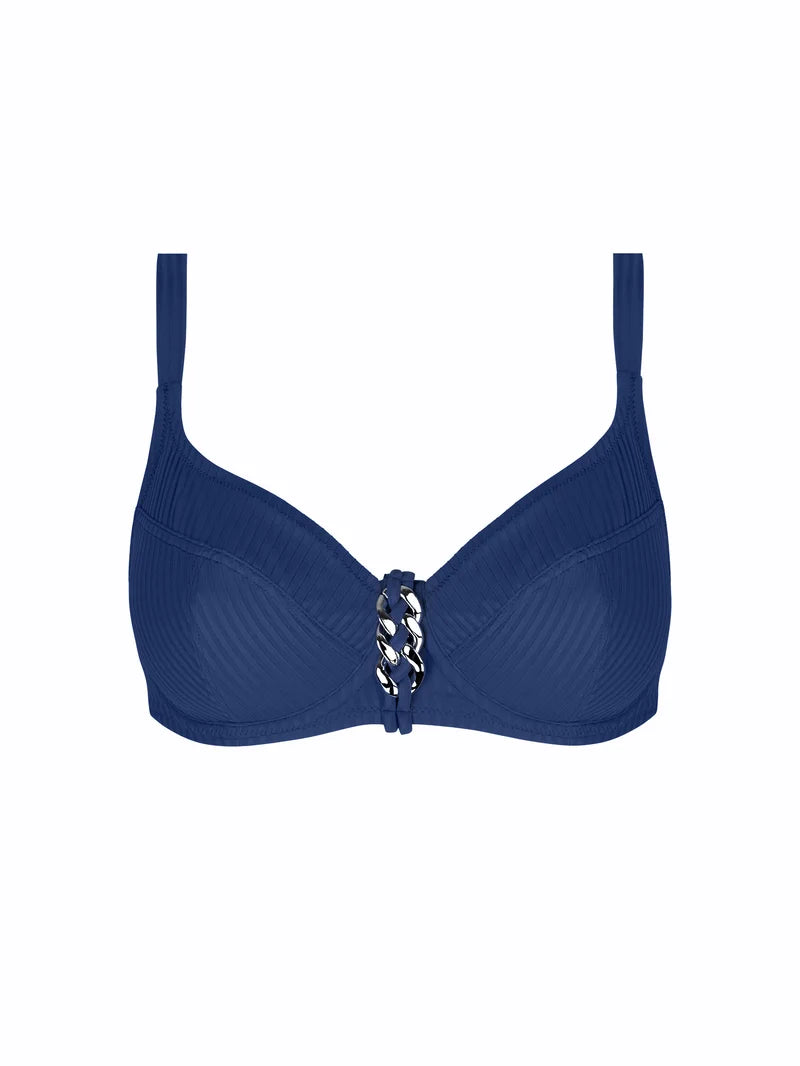 Antigel Swimwear by Lise Charmel - La Stricto Chic Balconet Bikini Stricto Marine