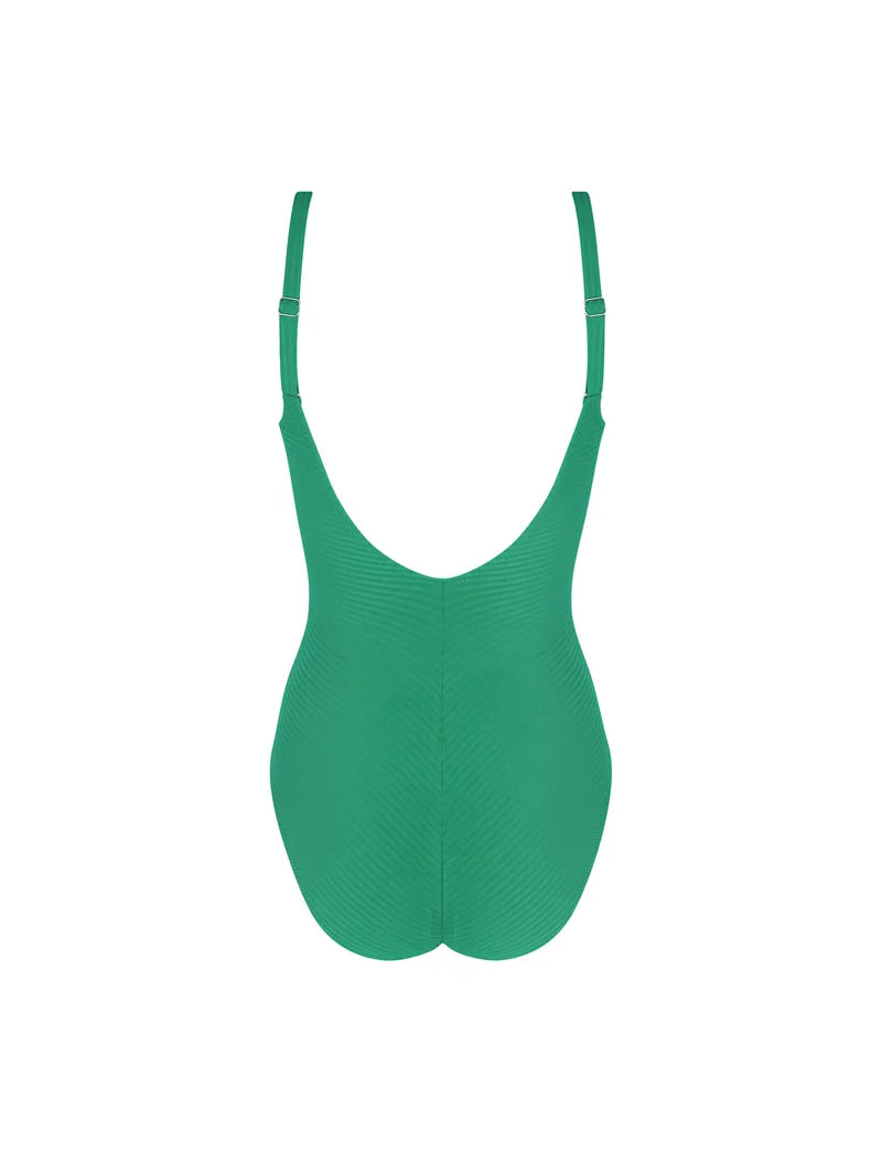 Antigel Swimwear by Lise Charmel - La Stricto Chic Full Cup Underwired Swimsuit Stricto Vert
