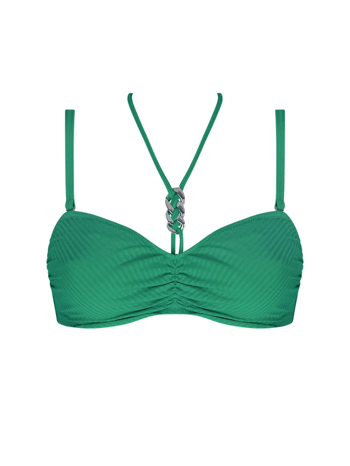 Antigel Swimwear by Lise Charmel - La Stricto Chic Fuller Cup Strapless Bikini Stricto Vert