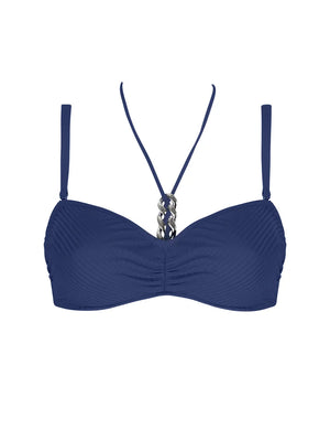 Antigel Swimwear by Lise Charmel - La Stricto Chic Fuller Cup Strapless Bikini Stricto Marine