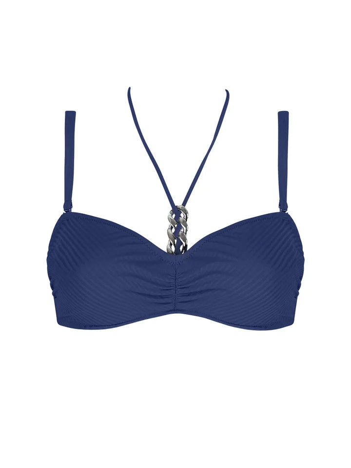 Antigel Swimwear by Lise Charmel - La Stricto Chic Fuller Cup Strapless Bikini Stricto Marine