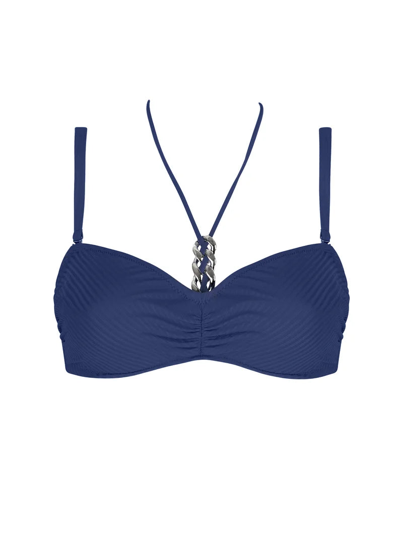 Antigel Swimwear by Lise Charmel - La Stricto Chic Fuller Cup Strapless Bikini Stricto Marine
