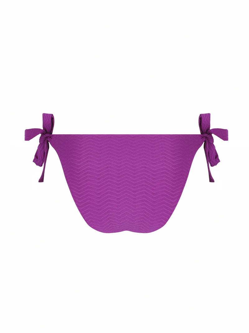Antigel Swimwear by Lise Charmel - La Zigzag Bikini With Narrow Sides Mauve