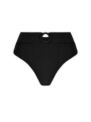 Antigel Swimwear by Lise Charmel - La Zigzag High Cut Bikini Bottom Noir