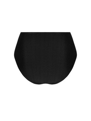 Antigel Swimwear by Lise Charmel - La Zigzag High Cut Bikini Bottom Noir
