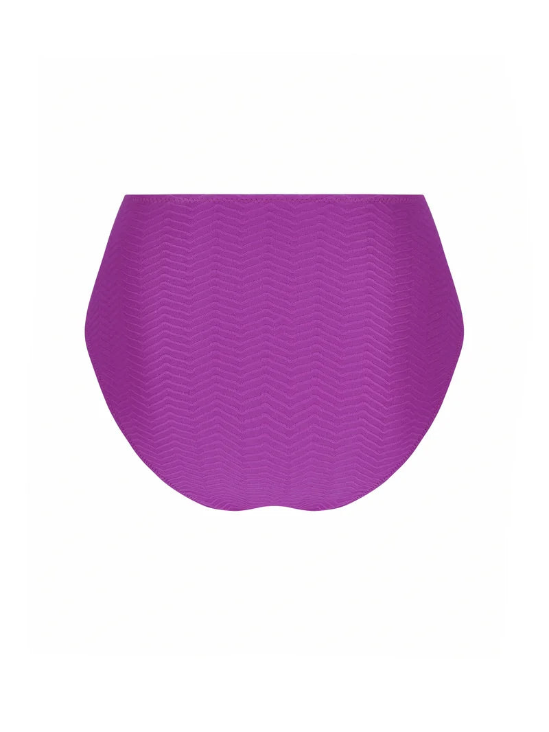 Antigel Swimwear by Lise Charmel - La Zigzag High Cut Bikini Bottom Mauve