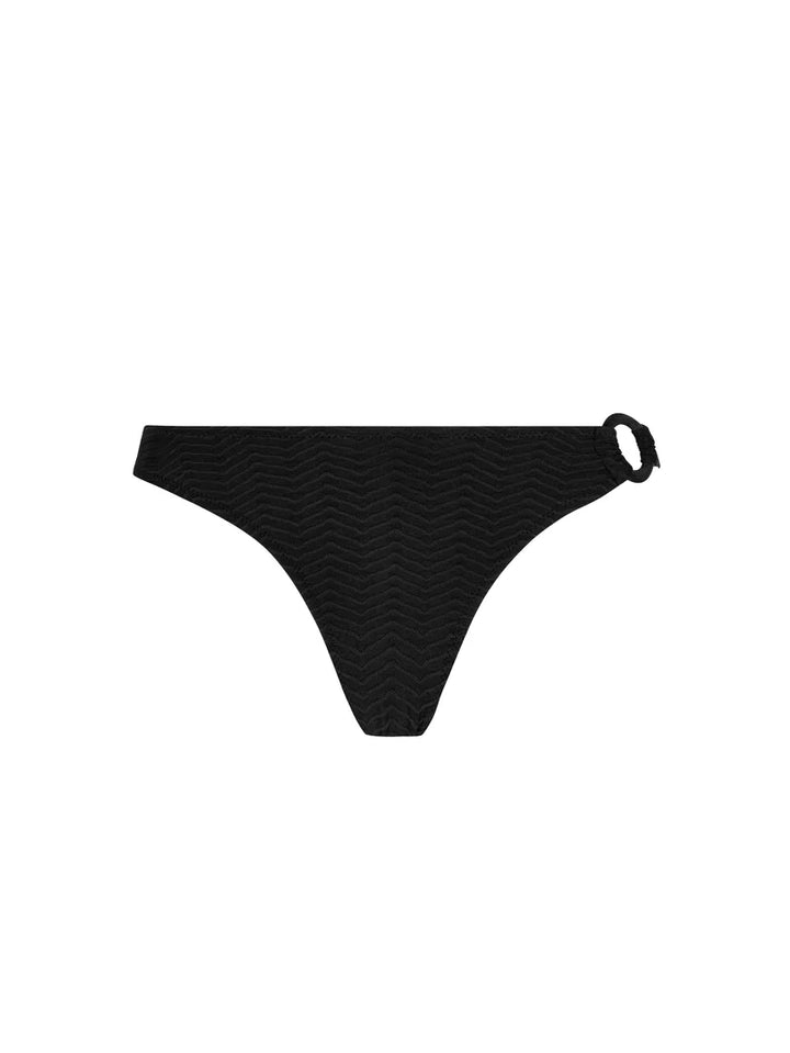 Antigel Swimwear by Lise Charmel - La Zigzag High Cut Mini Bikini Bottom Noir