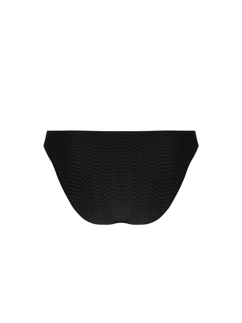 Antigel Swimwear by Lise Charmel - La Zigzag High Cut Mini Bikini Bottom Noir