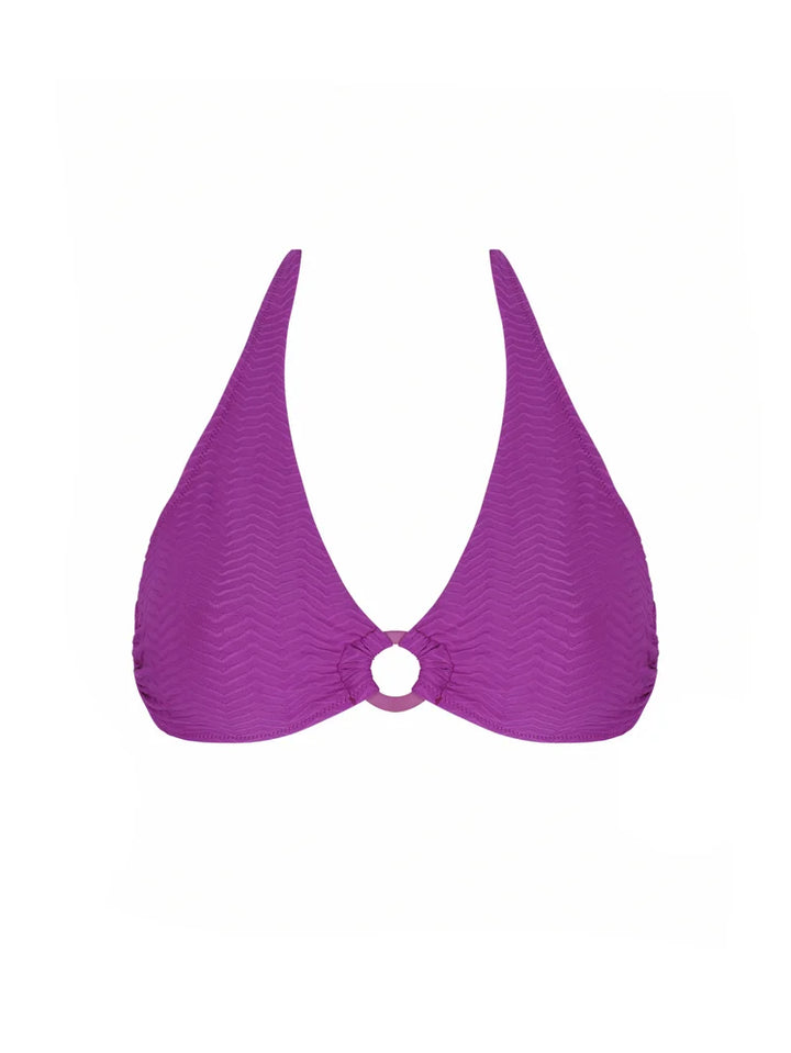 Antigel Swimwear by Lise Charmel - La Zigzag Triangle Bikini Top Mauve