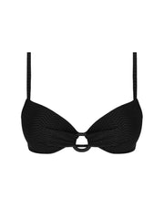Antigel Swimwear by Lise Charmel - La Zigzag Padded Bikini Top Noir
