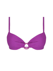 Antigel Swimwear by Lise Charmel - La Zigzag Padded Bikini Top Mauve