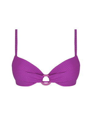 Antigel Swimwear by Lise Charmel - La Zigzag Padded Bikini Top Mauve