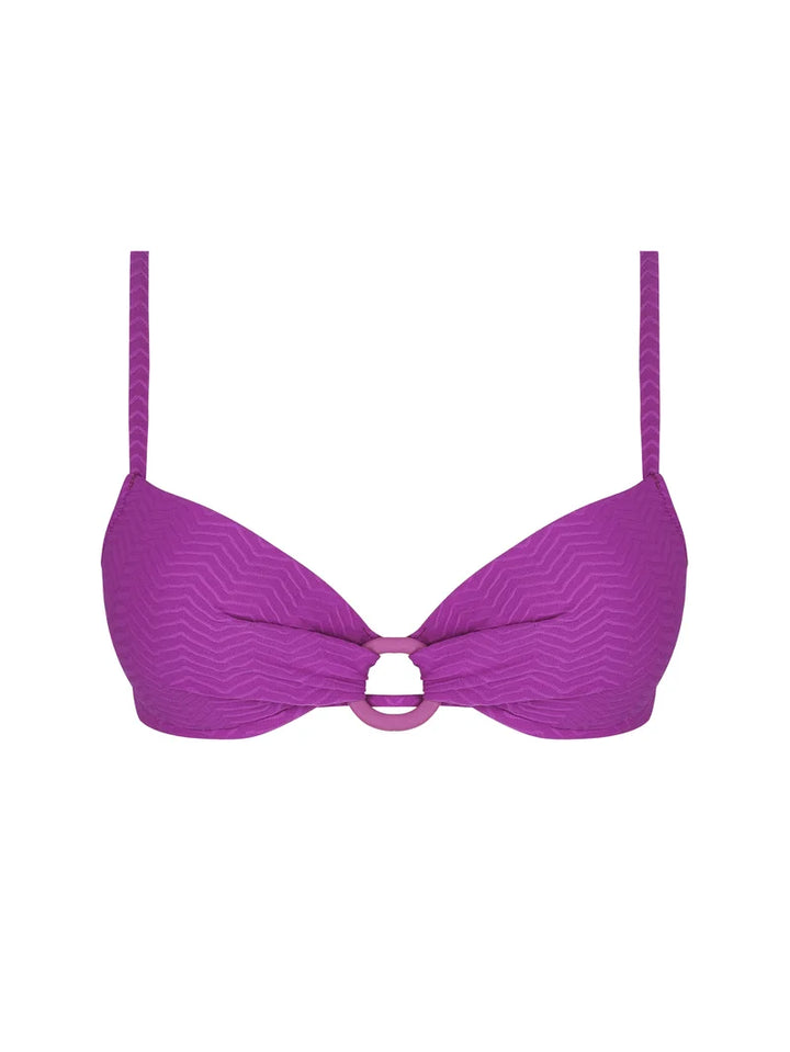Antigel Swimwear by Lise Charmel - La Zigzag Padded Bikini Top Mauve