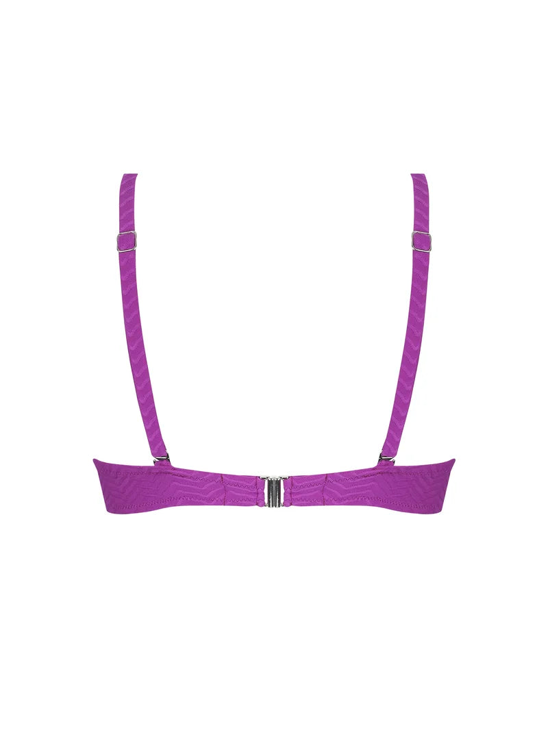 Antigel Swimwear by Lise Charmel - La Zigzag Padded Bikini Top Mauve