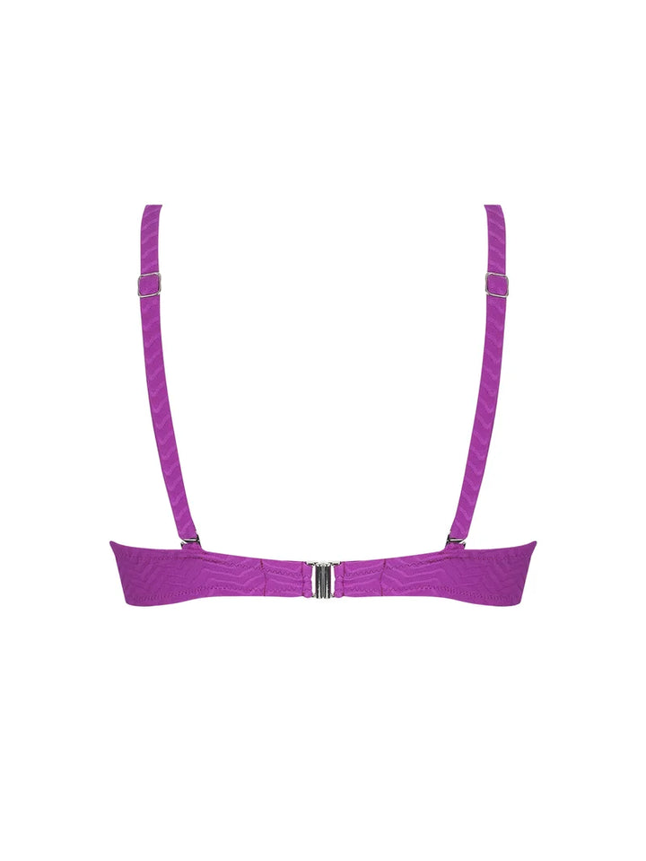 Antigel Swimwear by Lise Charmel - La Zigzag Padded Bikini Top Mauve