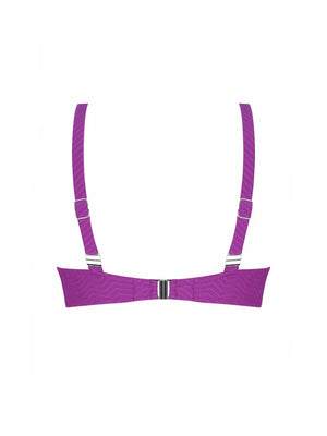 Antigel Swimwear by Lise Charmel - La Zigzag Halter Underwired Bikini Top Mauve