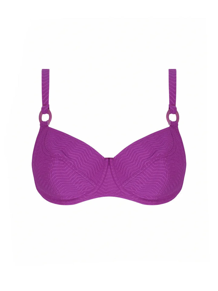 Antigel Swimwear by Lise Charmel - La Zigzag Balconet Top Mauve