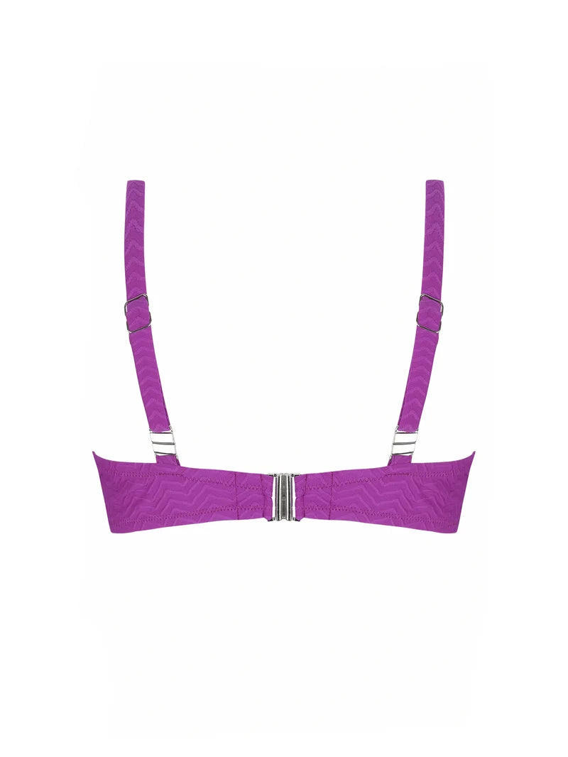 Antigel Swimwear by Lise Charmel - La Zigzag Balconet Top Mauve