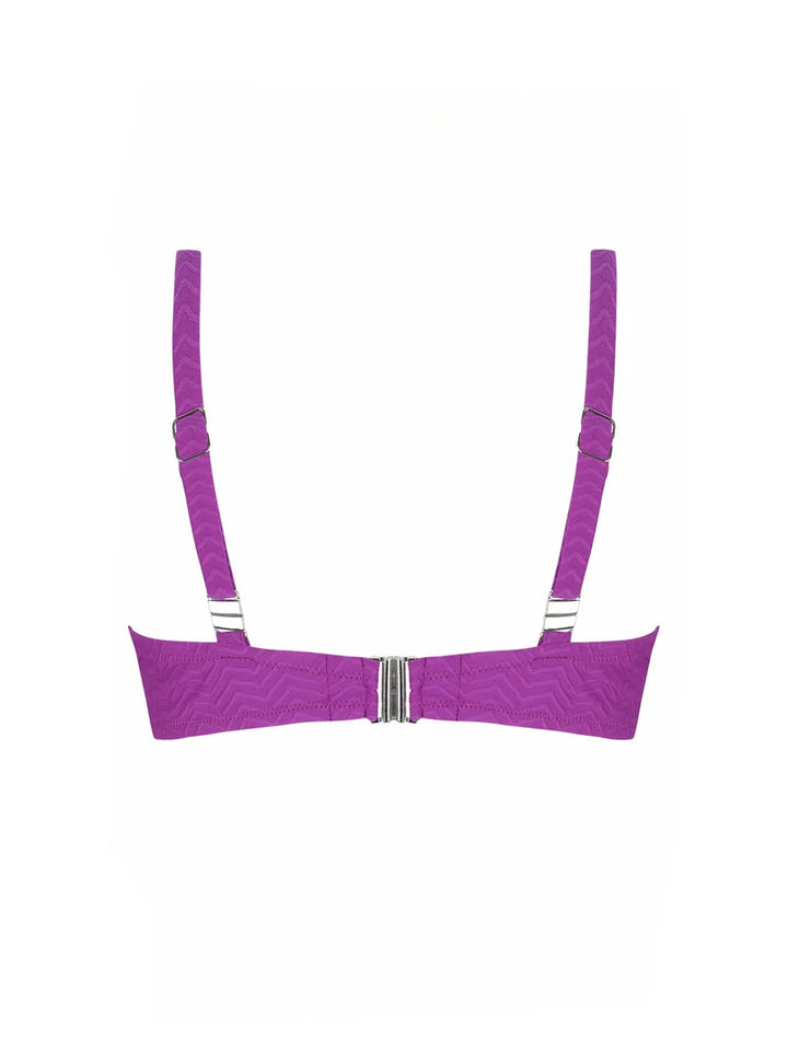 Antigel Swimwear by Lise Charmel - La Zigzag Balconet Top Mauve