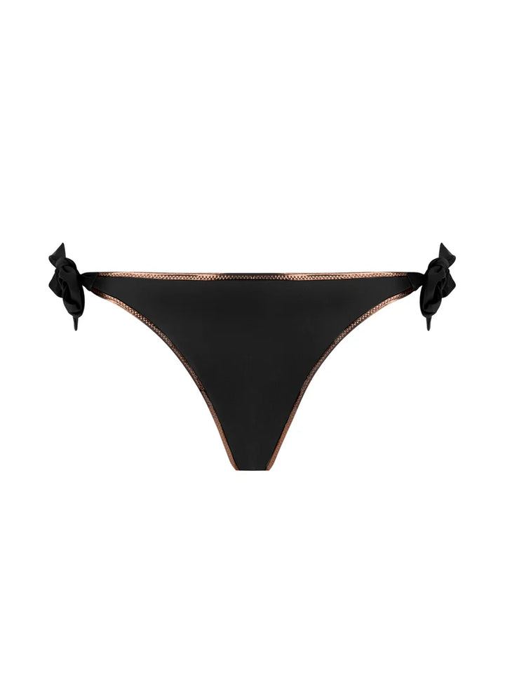 Antigel Swimwear by Lise Charmel - La Smartissime Bikini With Narrow Sides Noir Bronze