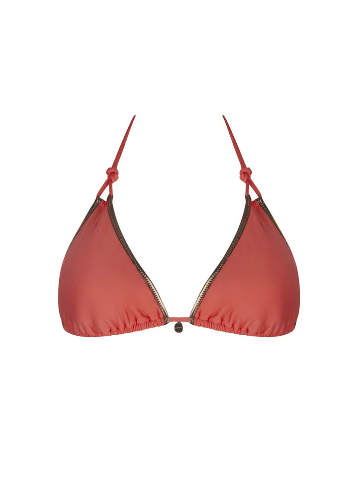 Antigel Swimwear by Lise Charmel - La Smartissime Soft Padded Triangle Bikini Corail Bronze