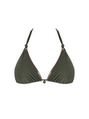 Antigel Swimwear by Lise Charmel - La Smartissime Soft Padded Triangle Bikini Kaki Bronze