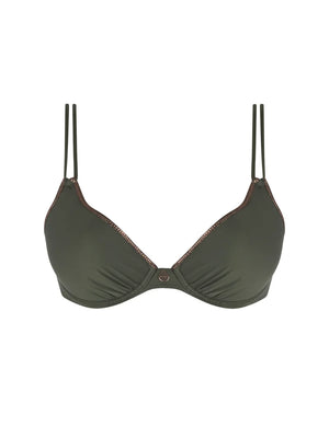 Antigel Swimwear by Lise Charmel - La Smartissime Paddded Bikini Kaki Bronze