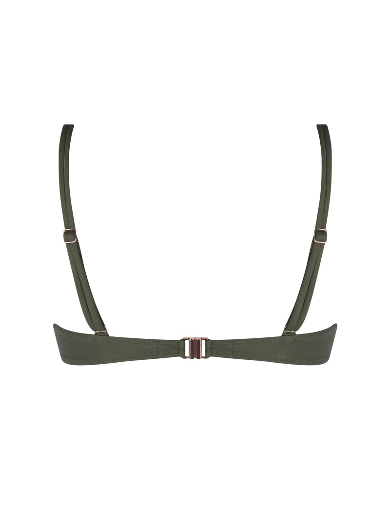 Antigel Swimwear by Lise Charmel - La Smartissime Paddded Bikini Kaki Bronze