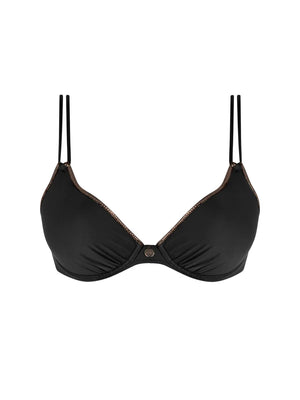 Antigel Swimwear by Lise Charmel - La Smartissime Paddded Bikini Noir Bronze