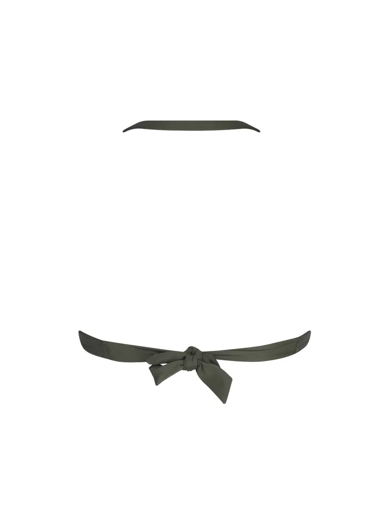 Antigel Swimwear by Lise Charmel - La Smartissime Soft Bandeau Strapless Bikini Kaki Bronze