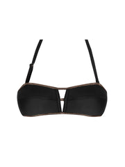 Antigel Swimwear by Lise Charmel - La Smartissime Soft Bandeau Strapless Bikini Noir Bronze