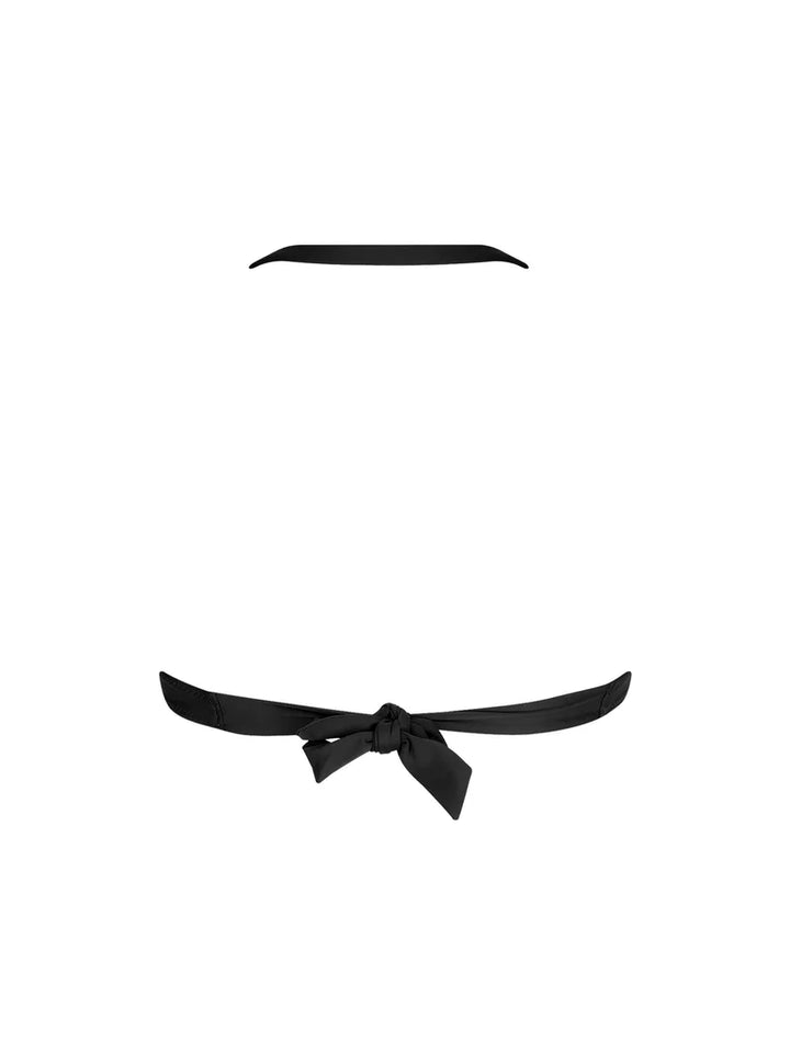 Antigel Swimwear by Lise Charmel - La Smartissime Soft Bandeau Strapless Bikini Noir Bronze