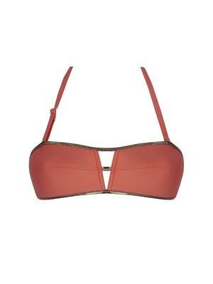 Antigel Swimwear by Lise Charmel - La Smartissime Soft Bandeau Strapless Bikini Corail Bronze