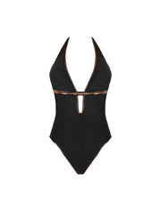 Antigel Swimwear by Lise Charmel - La Smartissime Seductive Wireless Swimsuit Noir Bronze