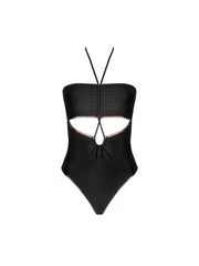 Antigel Swimwear by Lise Charmel - La Smartissime Bustier Swimsuit Noir Bronze