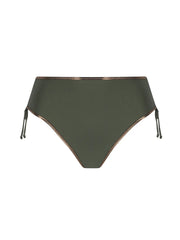 Antigel Swimwear by Lise Charmel - La Smartissime Adjustable High Waist Bikini Kaki Bronze
